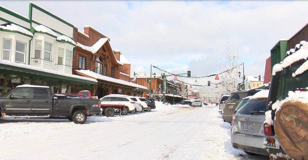 Downtown Whitefish Winter