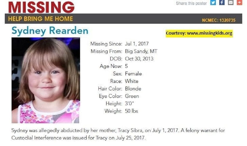 Missing MT Girl Found in PA