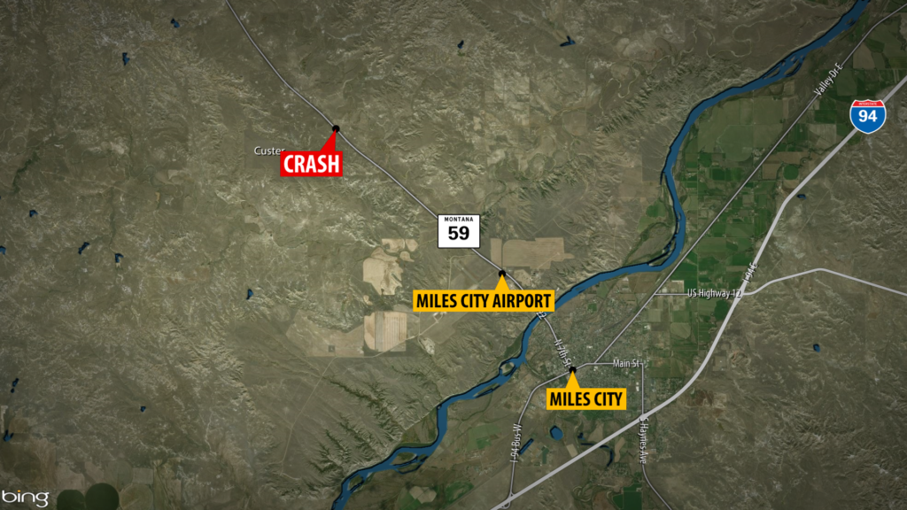 Miles City Fatal Crash Map