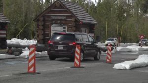 Yellowstone National Park Gate