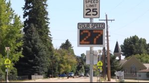 Corvallis Speed Limit Sign